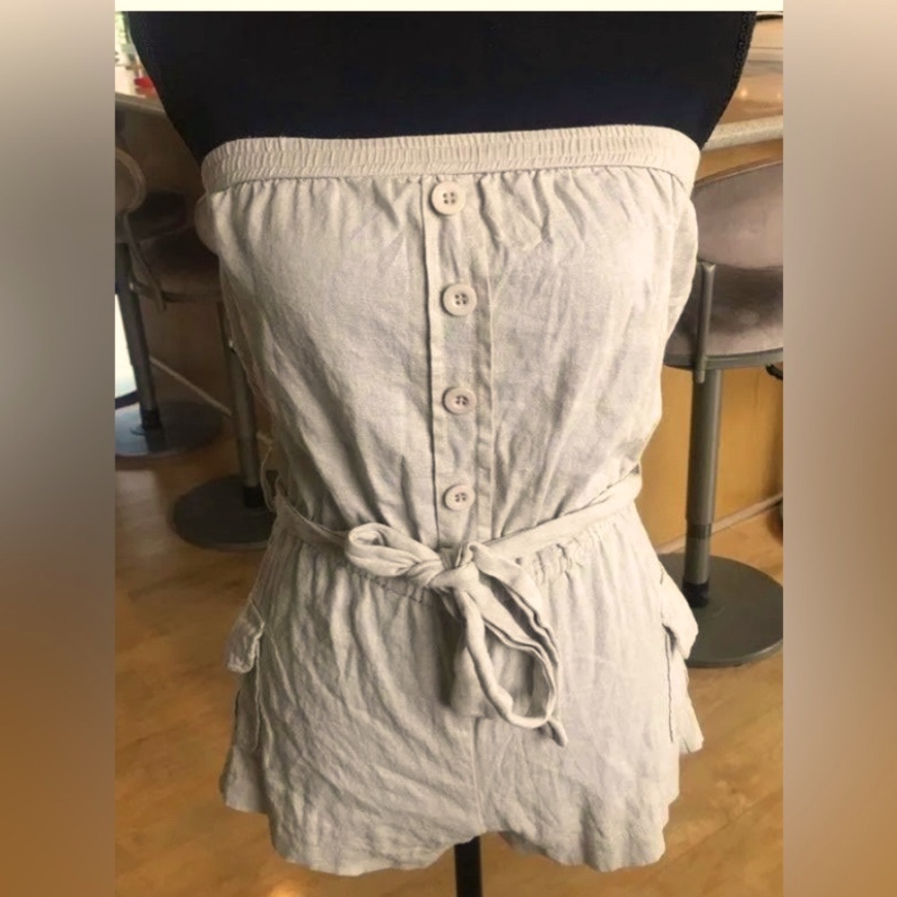 NWOT Body Central Strapless Romper Size Large